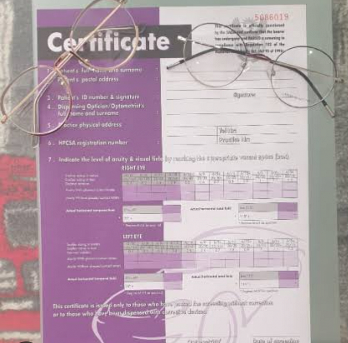 License Certificate